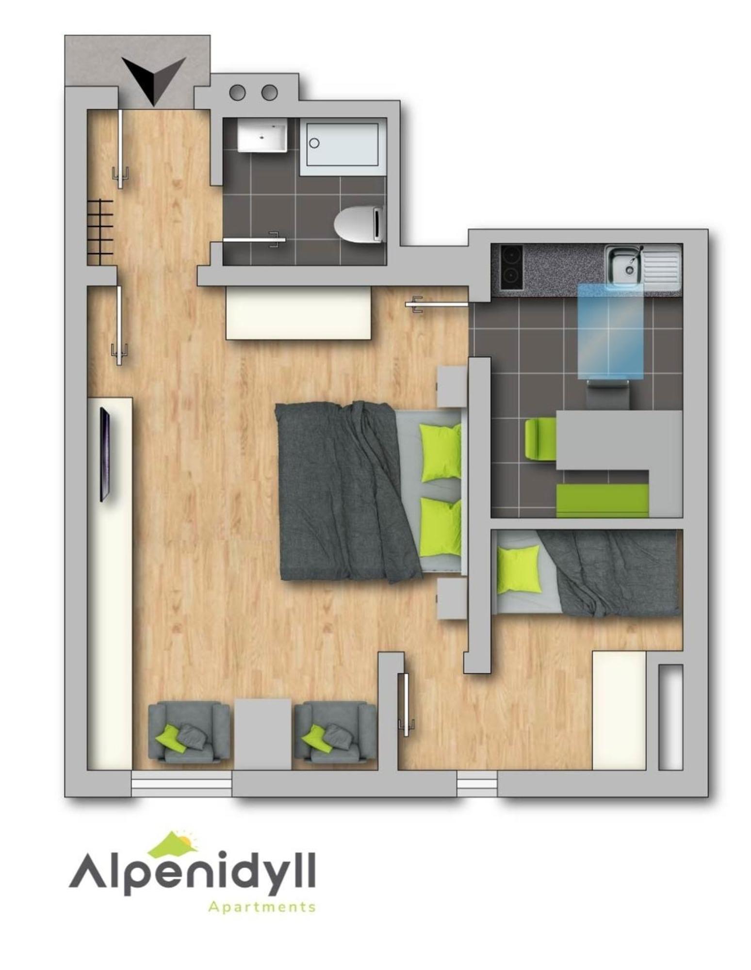 שלאדמינג City Life 4 By Alpenidyll Apartments מראה חיצוני תמונה